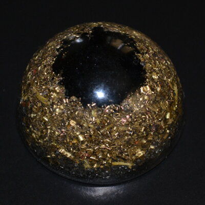 Orgone Half Sphere S - Black Tourmaline