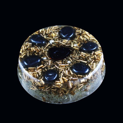 Orgone Round Amulet - Warrior's Shield 2