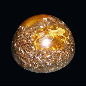 Orgone Half Sphere S - Amber