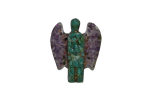 Angel of Humility Orgonite - jade, amethyst