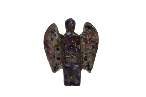 Angel of Humility Orgonite - amethyst, tourmaline 