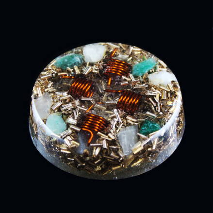 Orgone Round Amulet - Peace and Calm 2