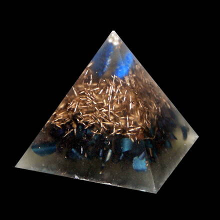 Orgone Pyramid Kepler S - Lapis Lazuli