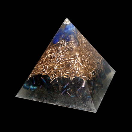Orgone Pyramid Kepler S - Azurite